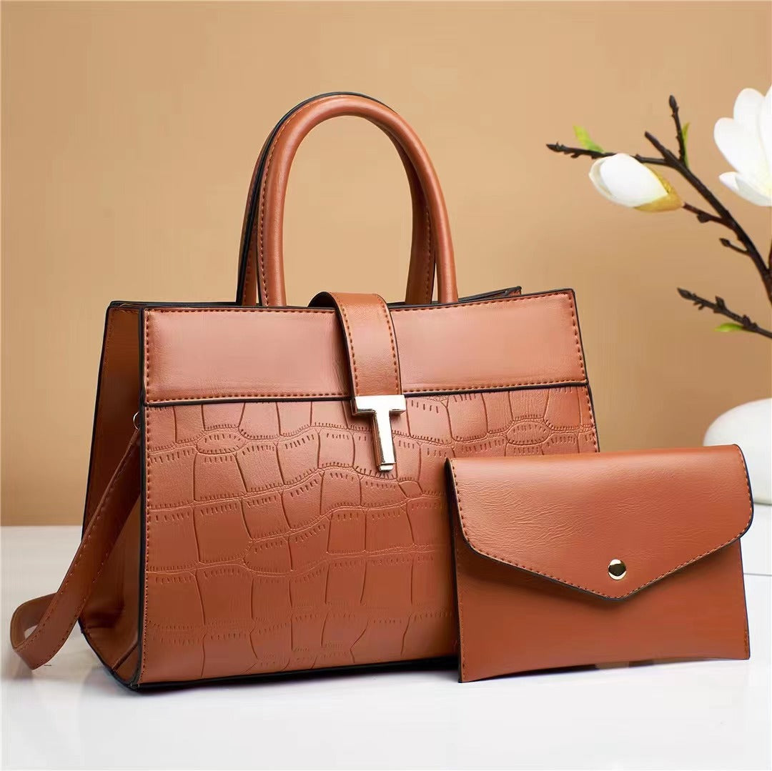 Wholesale PU Pure Color Mother Bag